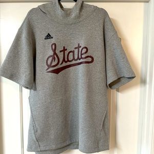Adidas short sleeve hoodie